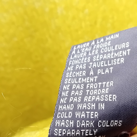 Jacob Connexion Y2K Yellow Turtleneck Long Sleeve Fuzzy Knit Sweater Mohair XL - Picture 16 of 16